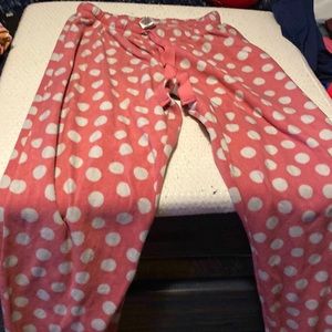 Pink PJ bottoms